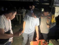 Gerebek Lapo di Tengah Kebun Sawit, Polsek Megang Sakti Polres Musi Rawas Amankan Pemilik Lapo