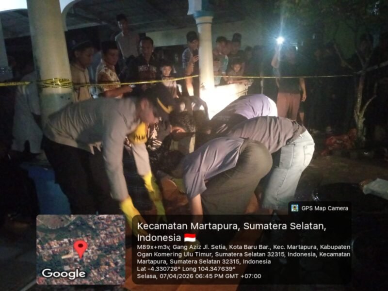 Tragedi Berdarah di Halaman Masjid Romadhon, Tim Gabungan Reskrim Polres OKU Timur Bekuk Pelaku